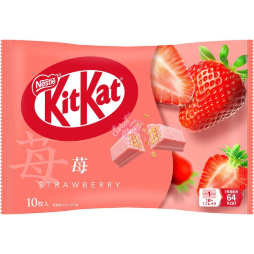 Kit Kat Mini Strawberry 10pc (Japan) 116g - 12ct