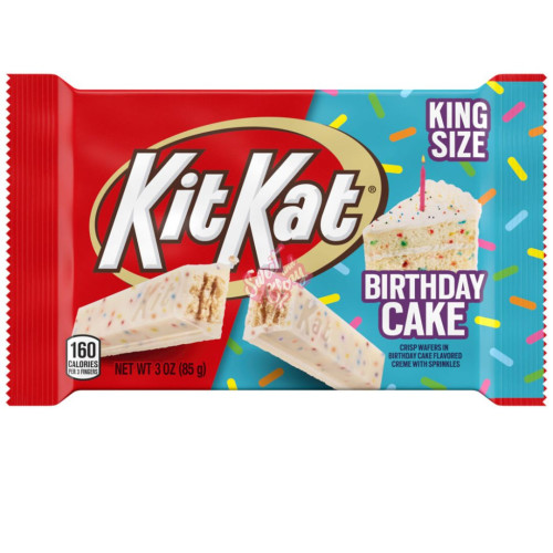 Kit Kat Birthday Cake King Size 85g - 24ct