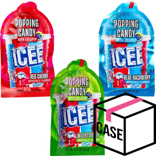 KoKo's Icee Popping Candy & Lollipop 15g - Case