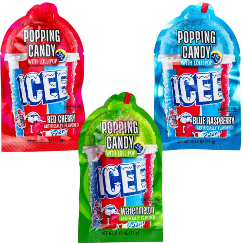 KoKo's Icee Popping Candy & Lollipop 15g - 18ct