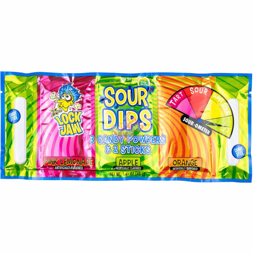 KoKo's Lock Jaw Sour Dips 40g - 18ct
