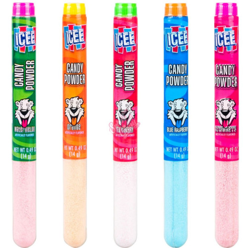 KoKo's Icee Sour Candy Powder Tubes 14g - 30ct