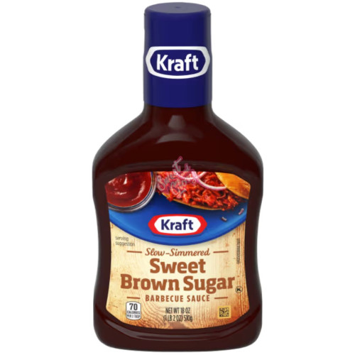 Kraft Sweet Brown Sugar BBQ Sauce 510g - 12ct