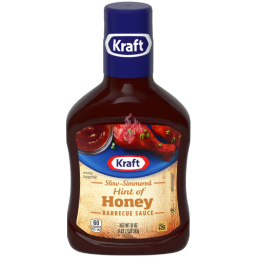 Kraft Sweet Honey BBQ Sauce 510g - 12ct