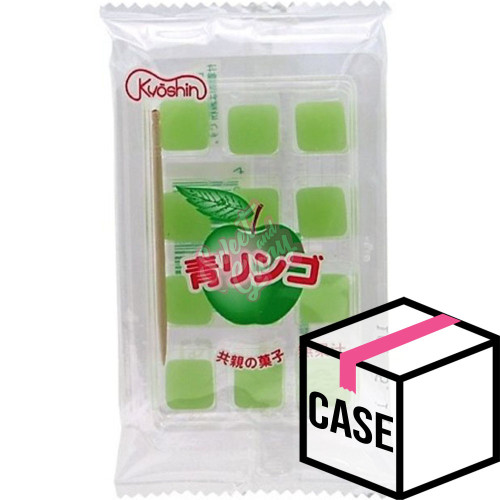Kyoushin Green Apple Mochi Candy (Japan) 15g - Case