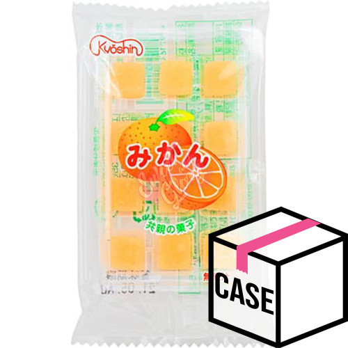 Kyoushin Mandarin Orange Mochi Candy (Japan) 15g - Case