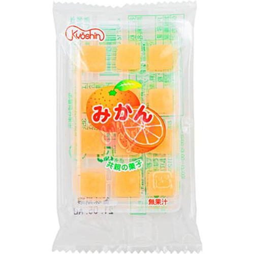 Kyoushin Mandarin Orange Mochi Candy (Japan) 15g - 20ct