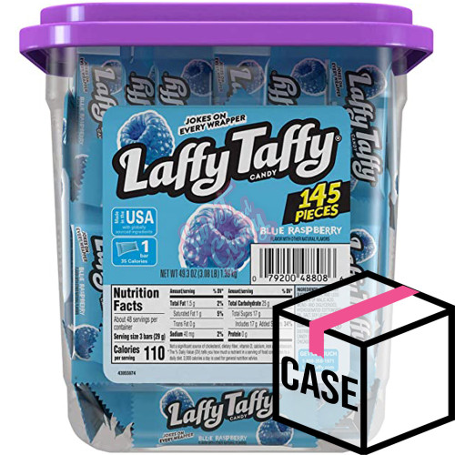 Laffy Taffy Blue Raspberry Mini's 145ct Tub 1397g - Case