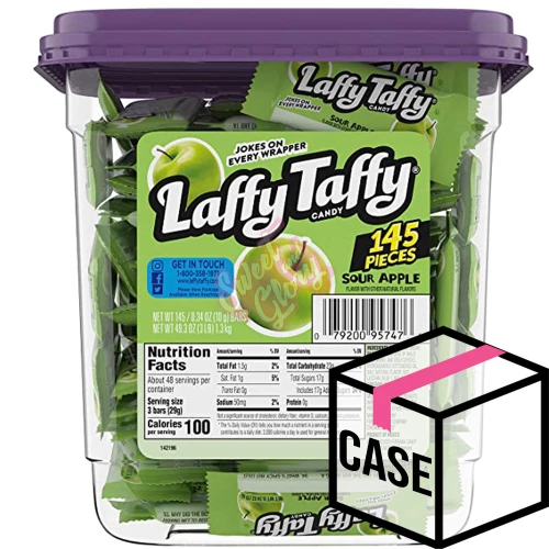 Laffy Taffy Sour Apple Mini's 145ct Tub 1397g - Case