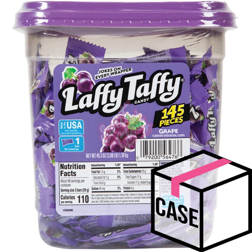 Laffy Taffy Grape Mini's 145ct Tub 1397g - Case