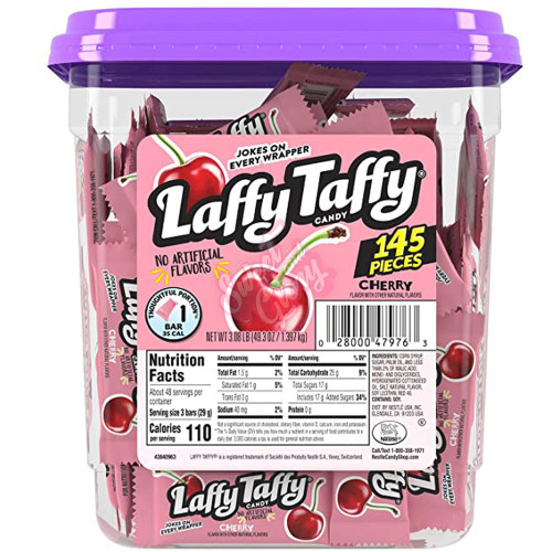 Laffy Taffy Cherry Mini's 145ct Tub 1397g - 1ct