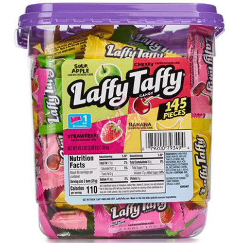 Laffy Taffy Assorted Mini's 145ct Tub 1397g - 1ct