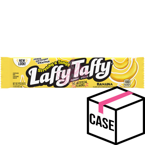 Stretchy & Tangy Laffy Taffy Banana 42g - Case