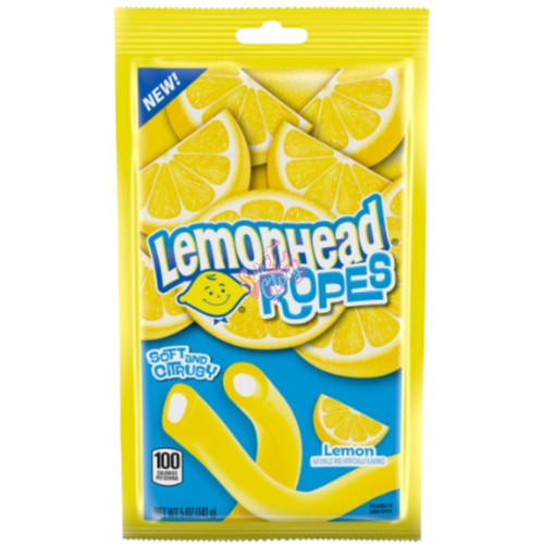 Lemonhead Ropes Peg Bag 142g - 12ct
