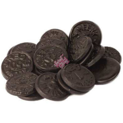 Meenk Liquorice Cents 1kg - 1ct