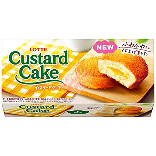 Lotte Custard Cake (Japan) 162g - 5ct