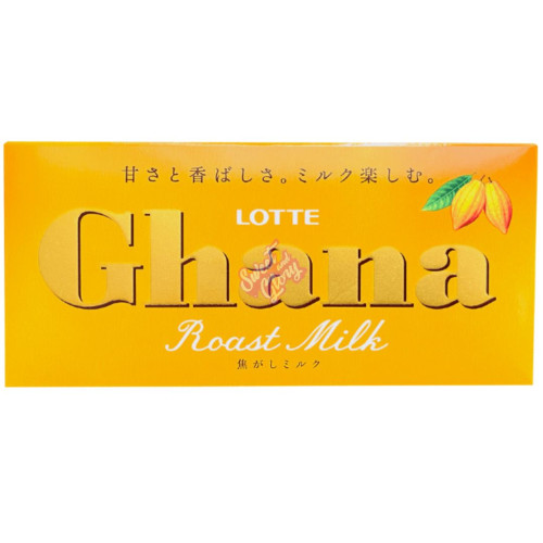 Lotte Ghana Roast Milk Chocolate 50g - 10ct