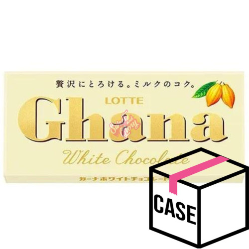 Lotte Ghana White Chocolate (Japan) 45g - Case