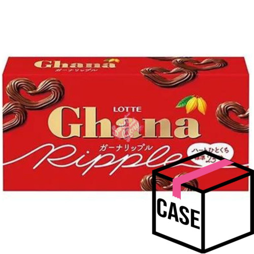 Lotte Ghana Ripple (Japan) 58g - Case