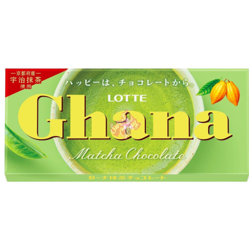 Lotte Ghana Matcha Chocolate (Japan) 45g - 10ct