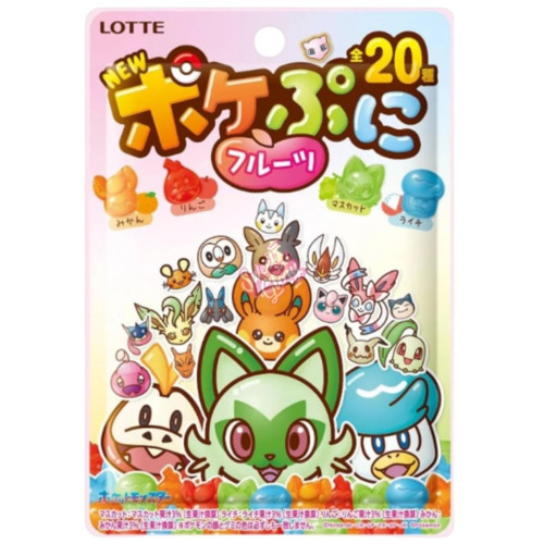 Lotte Pokemon Fruits Gummies (Japan) 80g - 12ct