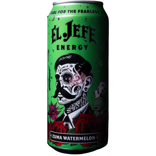 El Jefe Energy Drink Zuma Watermelon 473ml - Case