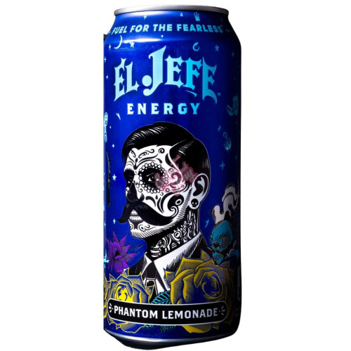 El Jefe Energy Drink Phantom Lemonade 473ml - Case