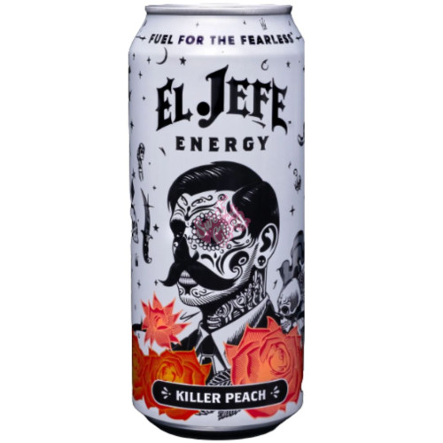 El Jefe Energy Drink Killer Peach 473ml