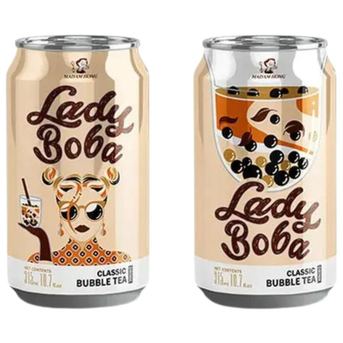 Madam Hong Lady Boba Classic Bubble Tea 315ml - 24ct
