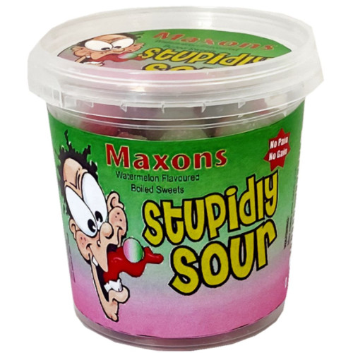 Maxons Stupidly Sour Watermelon 75g- Case 12ct