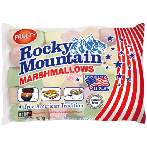 Rocky Mountain Fruity Regular Marshmallows 150g - Case