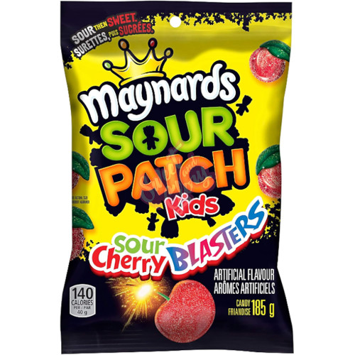 Maynards Sour Patch Kids Sour Cherry Blasters 154g (CAN) - 12ct