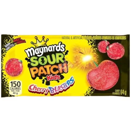Maynards Sour Patch Kids Sour Cherry Blasters (CAN) 64g - 18ct