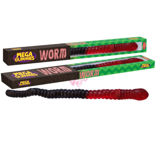Mega Gummies Worm 1kg - 4ct