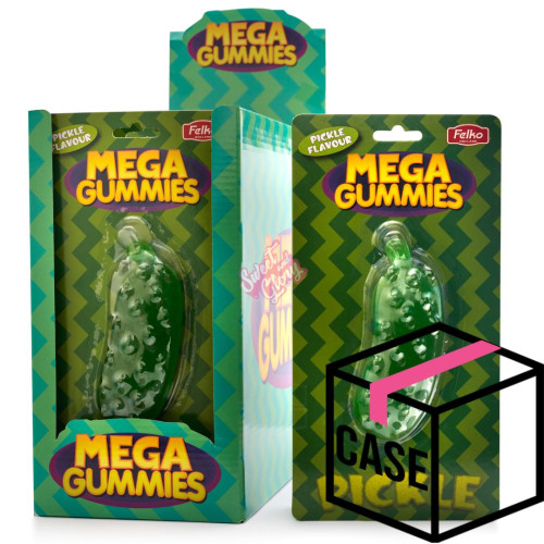 Mega Gummies Pickle 120g - Case