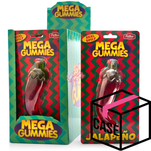 Mega Gummies Jalapeno 120g - Case