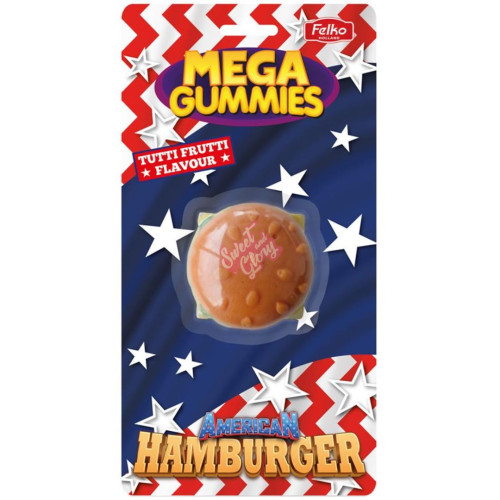 Mega Gummies American Hamburger 120g - 6ct