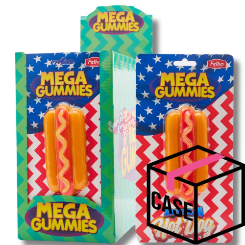 Mega Gummies American Hotdog 120g - Case