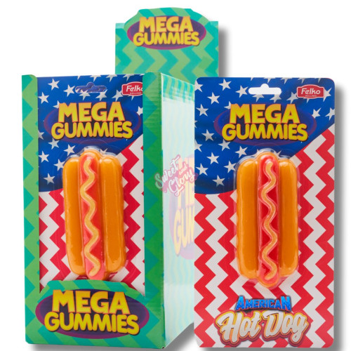 Mega Gummies American Hotdog 120g - 13ct
