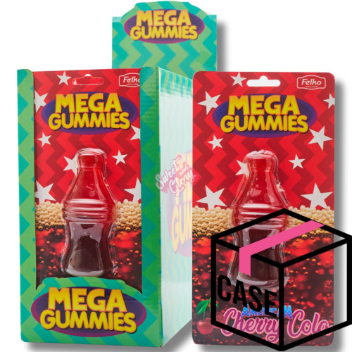 Mega Gummies American Cherry Cola 120g - Case