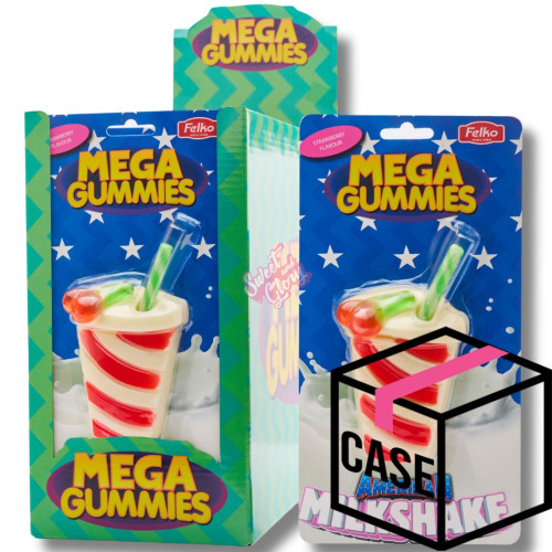 Mega Gummies American Milkshake 120g - Case