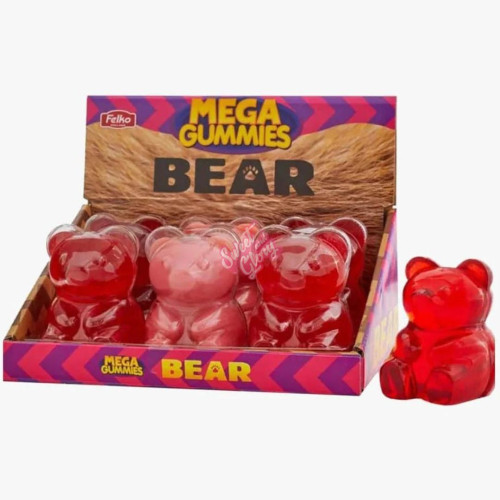 Mega Gummies Jelly Bear 350g - 6ct