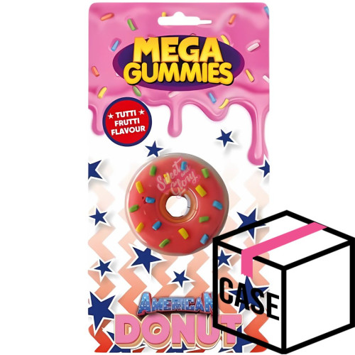 Mega Gummies American Donut 120g - Case