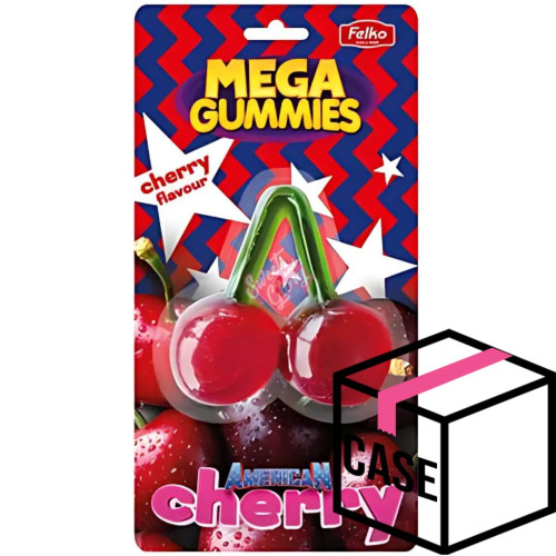 Mega Gummies American Cherry 120g - Case