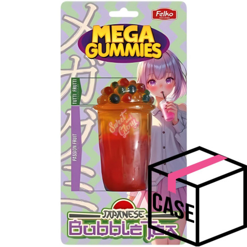 Mega Gummies Japanese Bubble Tea 120g - Case
