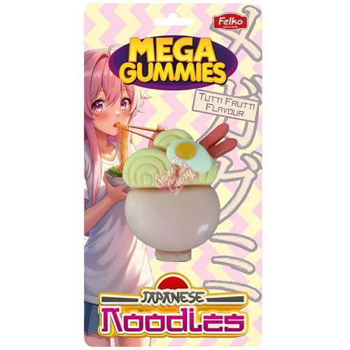 Mega Gummies Japanese Noodles 120g - 10ct