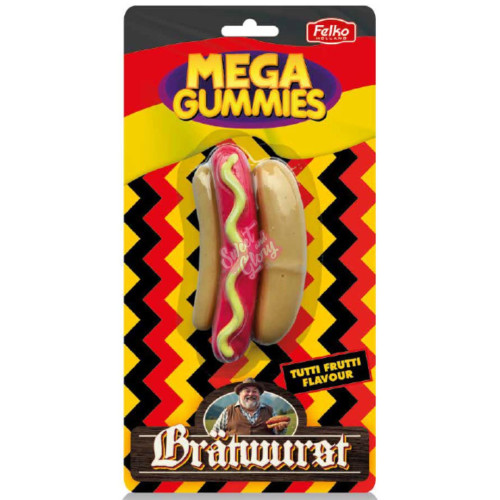 Mega Gummies German Bradwurst 120g