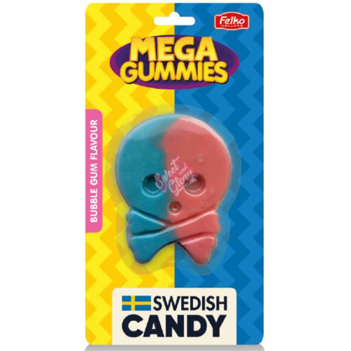 Mega Gummies Swedish Candy Skull 120g