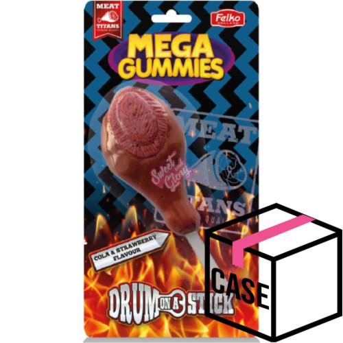 Mega Gummies Drum on a Stick 120g