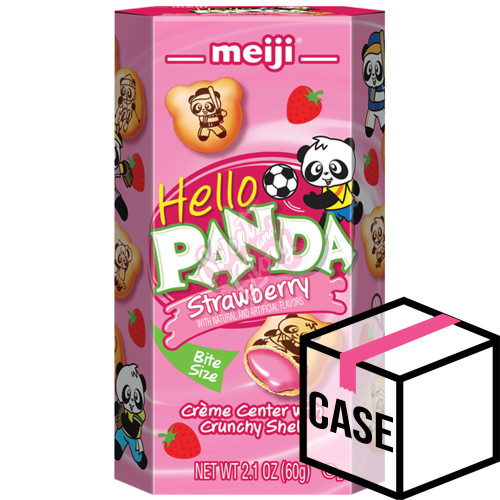 Meiji Hello Panda Strawberry 59g - Case